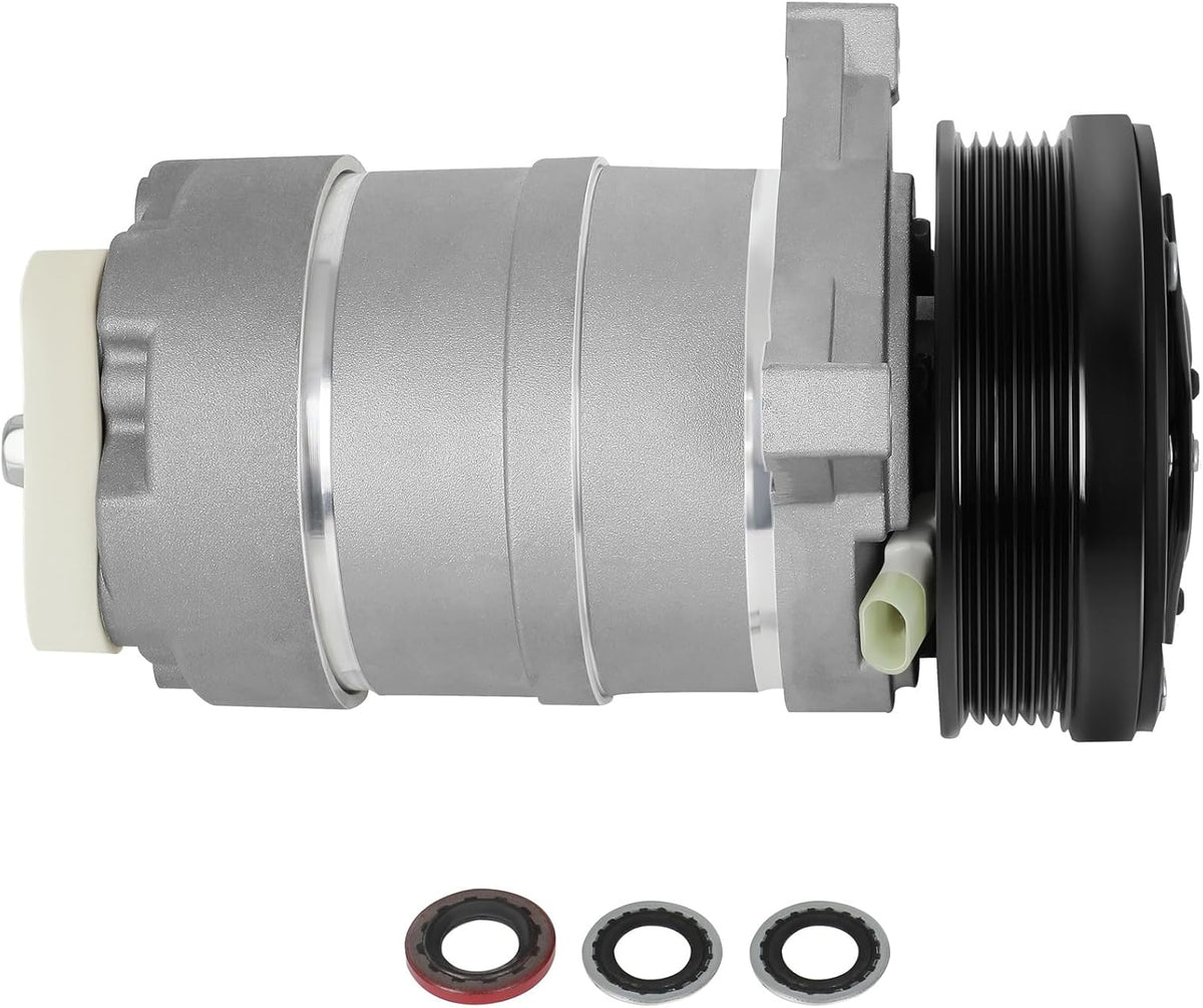 A/C Compressor with Clutch – Fits 1993-1997 Chevrolet Camaro, Pontiac Firebird, Buick Roadmaster 5.7L – Fast Cooling, 6 Groove Pulley - KUDUPARTS