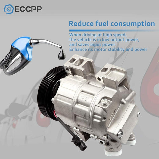 AC Compressor Compatible with Nissan Sentra Altima 2.5L 2007-2012 – Fast Cooling - KUDUPARTS