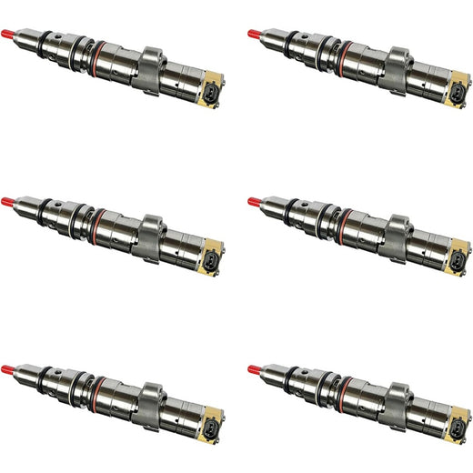 6 Pcs Fuel Injector 10R-4761 295-1408 for Caterpillar CAT Engine C7 - KUDUPARTS
