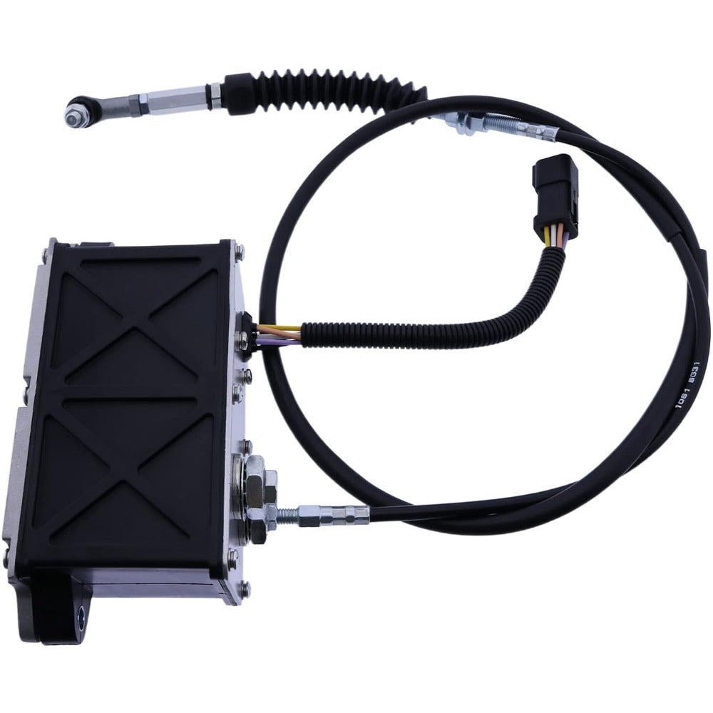 Throttle Motor Governor with Single Cable 6 Plug 247-5232 for Caterpillar CAT 325B 320B Excavator 3116 Engine - KUDUPARTS