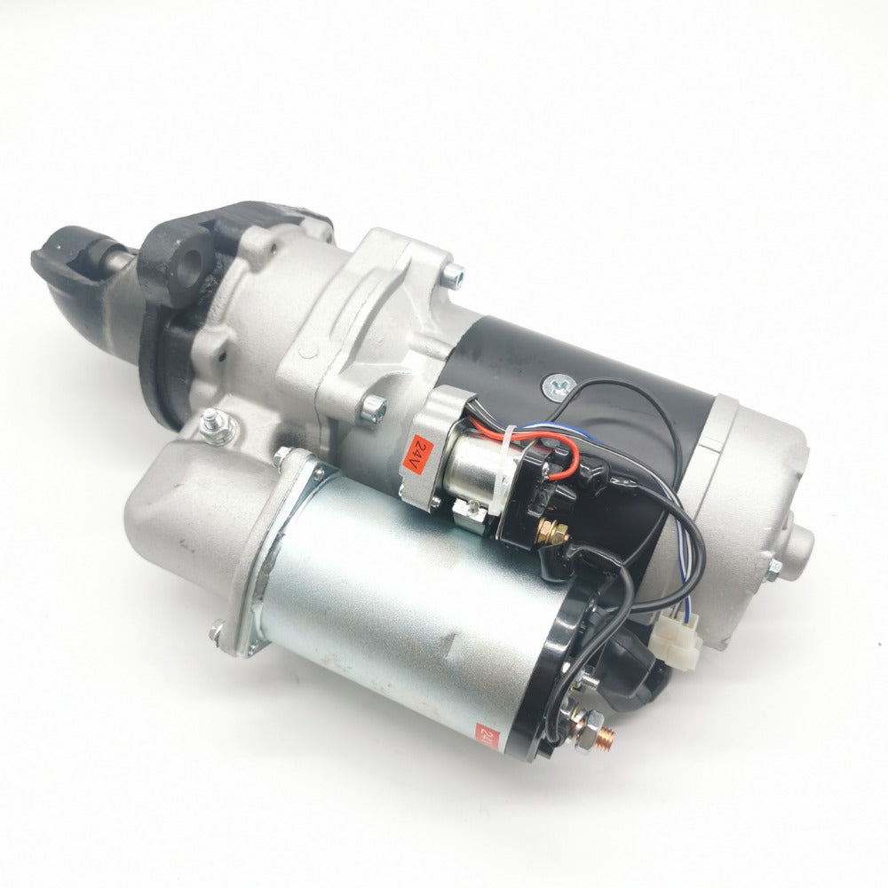 Motor de arranque para cargadora de ruedas Komatsu WA320-3 WA380-3 WA420-3 600-813-6510 600-813-6411 600-813-6412 (Envío solo a EE. UU.)