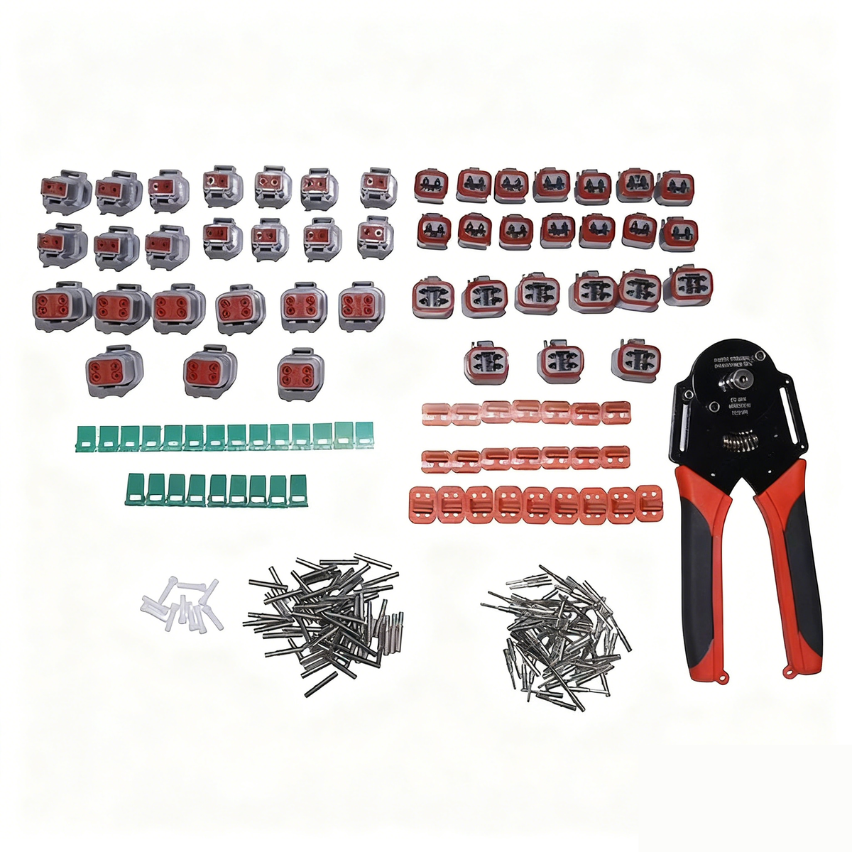231 Pcs Deutsch DT 2-Pin 4-Pin Connector Kit - KUDUPARTS