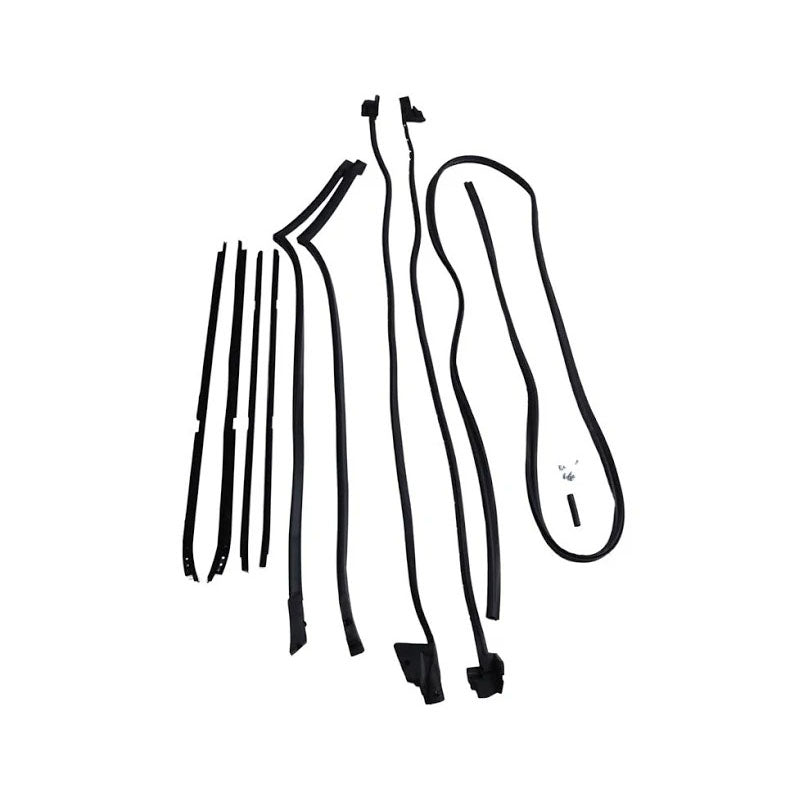 9Pcs Weatherstripping Seal Kit Wide Chrome for 81-88 Regal Cutlass RWD G-Body