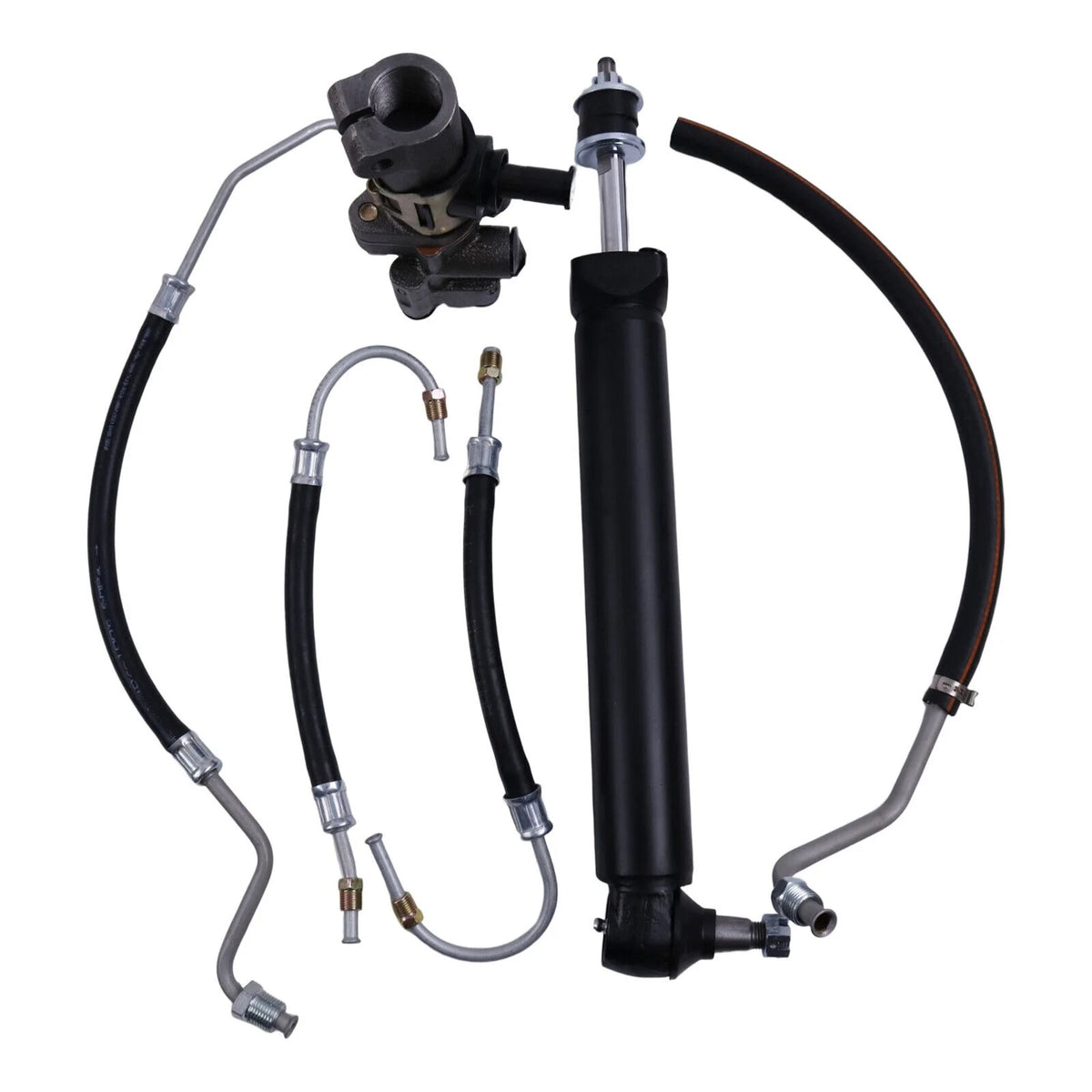 Power Steering Valve Cylinder & Hose Kit 1509003 1505001 1502007 for Chevrolet Corvette Base 5.3L 5.7L 7.0L 7.4L 1963-1979 - KUDUPARTS
