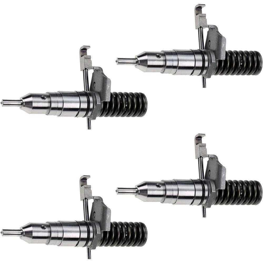 4 Pcs Fuel Injector 127-8207 for Caterpillar CAT Engine 3114 3114T Paving Compactor CB-434 CS-563 CP-563 - KUDUPARTS