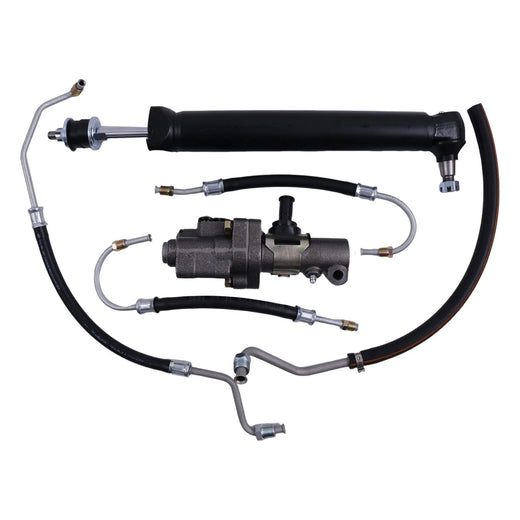 Power Steering Valve Cylinder & Hose Kit 1509003 1505001 1502007 for Chevrolet Corvette Base 5.3L 5.7L 7.0L 7.4L 1963-1979 - KUDUPARTS