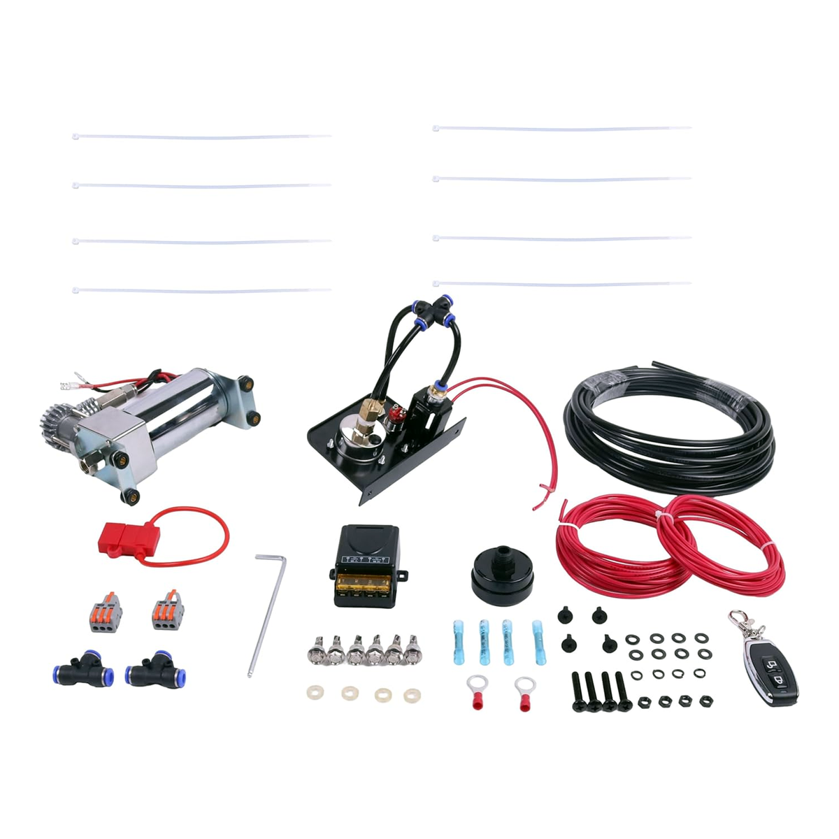 Aftermarket Air Lift 25804 Bag Control Compressor Suspension Kit Maximum 100 psi 12 V DC 12.0 Amps - KUDUPARTS
