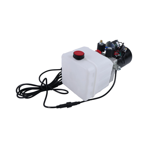 Aftermarket KTI DC-4499 6-Quart Double Acting 12V Hydraulic Pump for Dump Trailer - KUDUPARTS