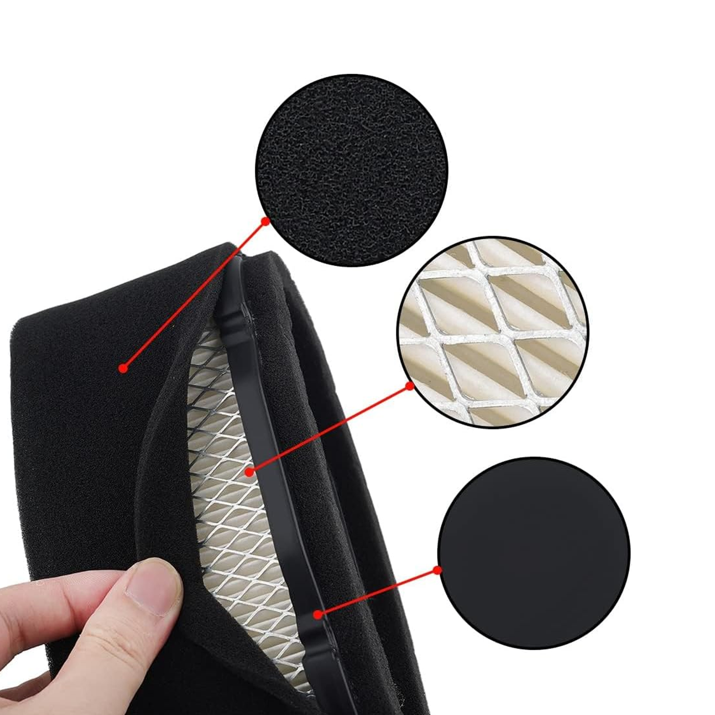 Air Filter 11013-7024 11013-7009 11013-7009 for Kawasaki Engine FH601V FH641V