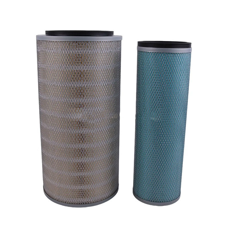 Air Filter 600-181-8230 & 600-181-8370 for Komatsu Engine SA6D108-1 S6D125-1 Excavator PC300LC-5 Generator EGS190 - KUDUPARTS
