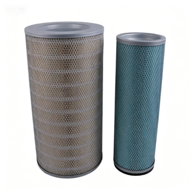 Air Filter 600-181-8230 & 600-181-8370 for Komatsu Engine SA6D108-1 S6D125-1 Excavator PC300LC-5 Generator EGS190 - KUDUPARTS