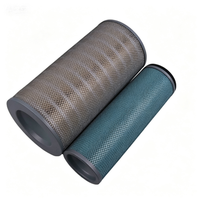 Air Filter 600-181-8230 & 600-181-8370 for Komatsu Engine SA6D108-1 S6D125-1 Excavator PC300LC-5 Generator EGS190 - KUDUPARTS