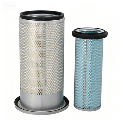 Air Filter Kit 600-181-6540 600-181-6560 for Komatsu PC100L-6 PC120SC-6 PC128US-1 PC128UU-1 - KUDUPARTS