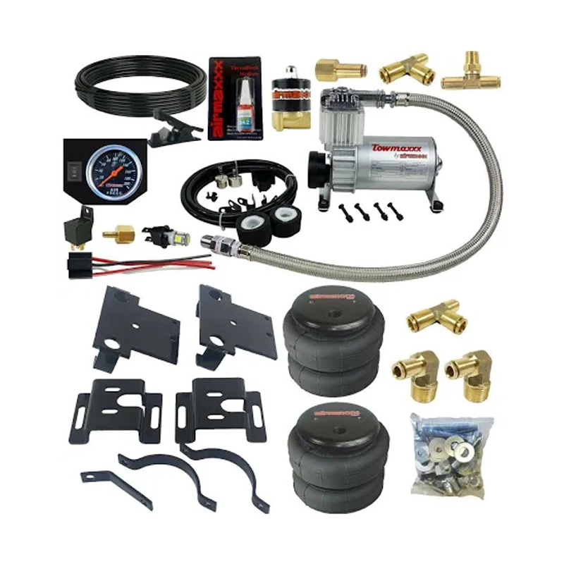 Kit de nivelación de carga con resorte auxiliar de aire para camionetas Chevrolet Silverado GMC Sierra 2500 3500