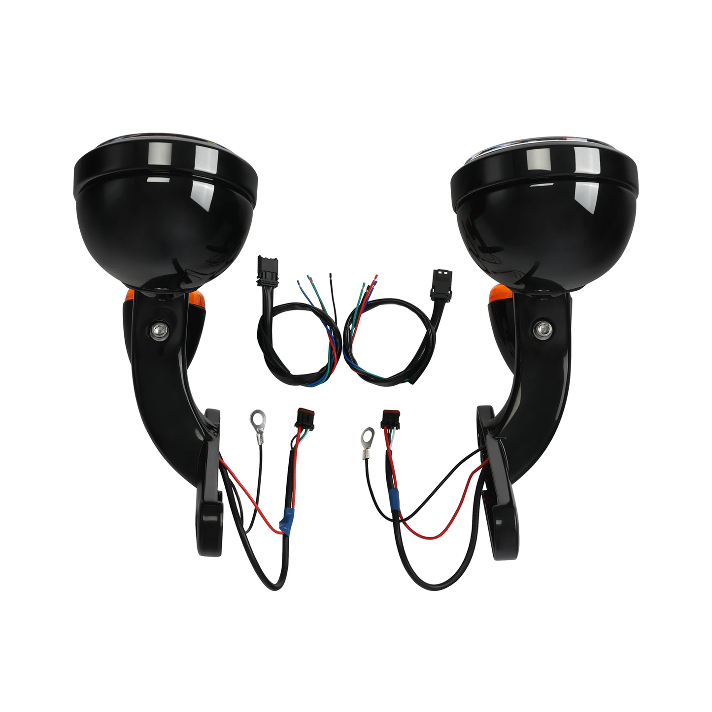 Auxiliary Spot Fog Light Turn Signal Bracket for Harley Touring Road Glide King