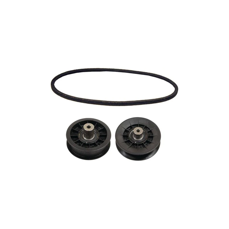 Belt and Idler Set UC35484 AUC20589 AUC20590 for John Deere X300 X304 X310 X320 X324 X330 X340 X350 X354 - KUDUPARTS