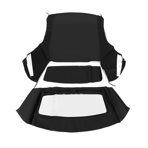 Black Convertible Soft Top FM-3229-SS MU04-32944-SD for Ford Mustang 1994-2004 - KUDUPARTS