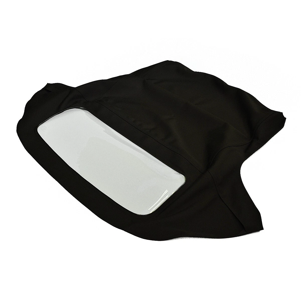 Black Convertible Soft Top With Plastic Window AF9940-440 for Alfa Romeo Spider - KUDUPARTS