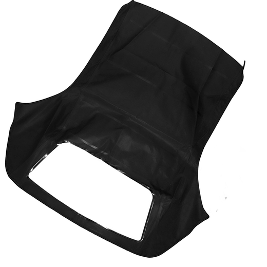 Black Convertible Soft Top With Plastic Window BMW30646 54310006432 for BMW 3-Series E30 - KUDUPARTS