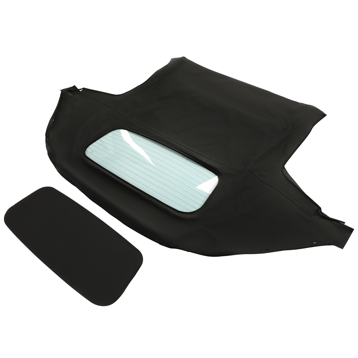 Black Convertible Soft Top w Glass Window 10-18-MIA-003R MA1003-2 for Mazda Miata 1990-1997 1999-2005 - KUDUPARTS