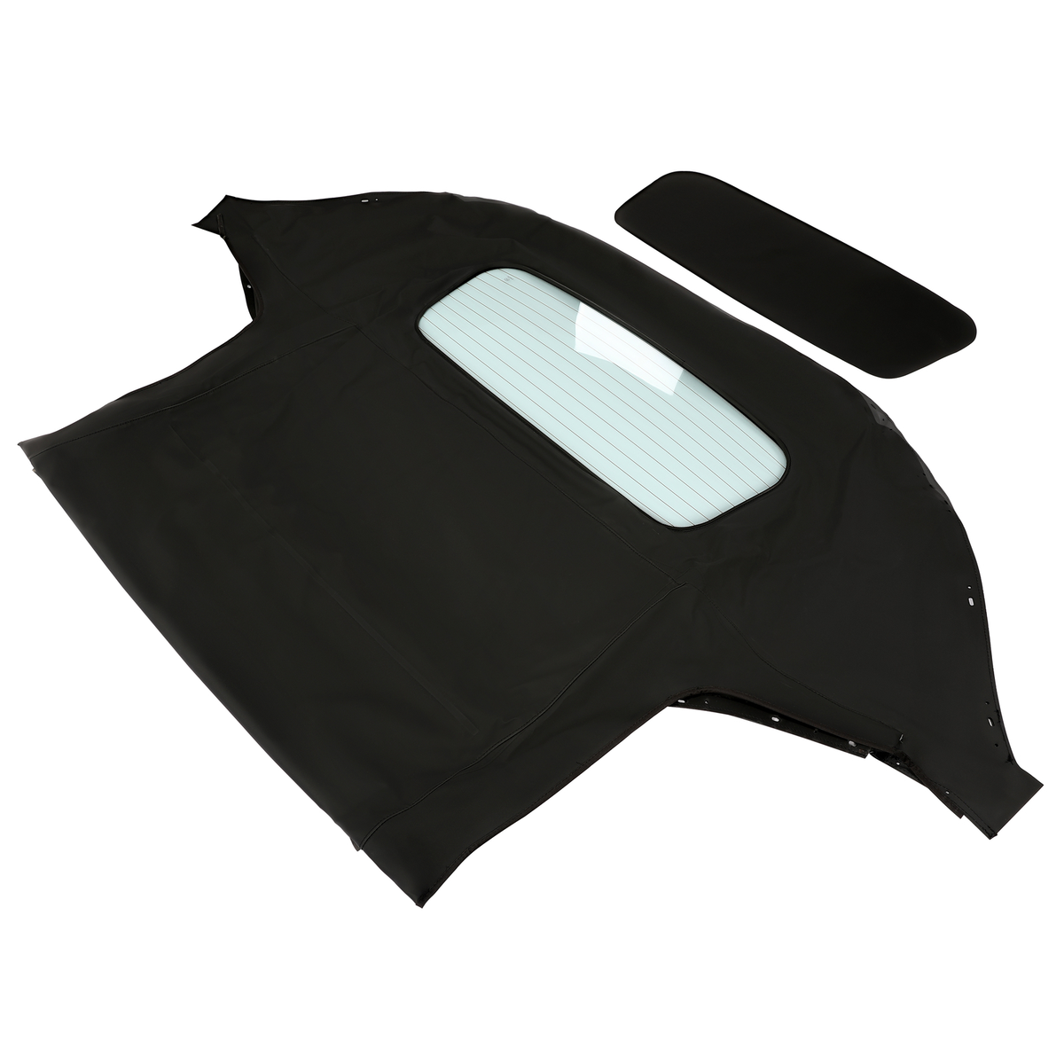Black Convertible Soft Top w Glass Window 10-18-MIA-003R MA1003-2 for Mazda Miata 1990-1997 1999-2005 - KUDUPARTS