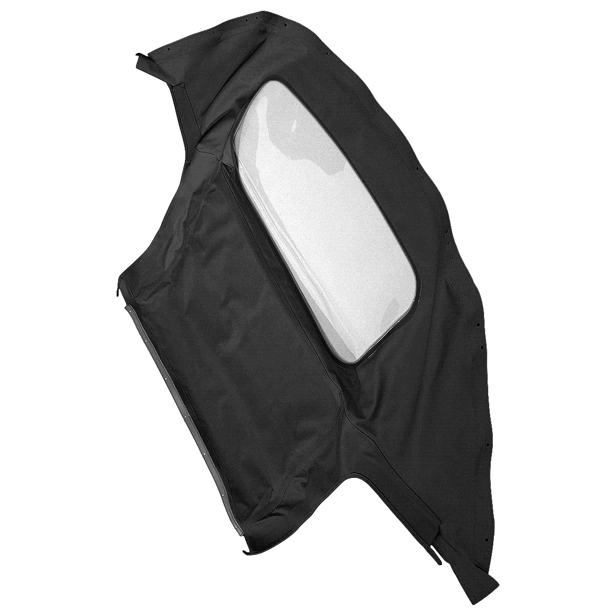 Black Plastic Window Convertible Soft Top MA13545 MA011-332 MA13PC for Mazda Miata - KUDUPARTS