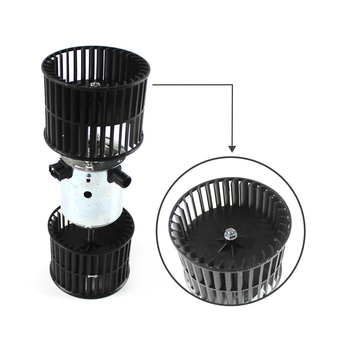 Blower Motor 4475716 for Hitachi Excavator ZX125US ZX135US ZX225US ZX60-HCMC ZX70 ZX75US-A ZX75UST ZX80LCK - KUDUPARTS