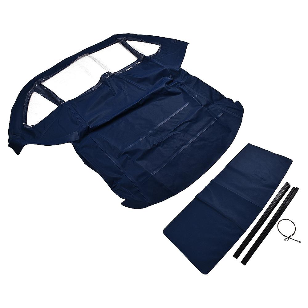 Blue Convertible Soft Top 0129-BLUE-GERMAN for Mercedes-Benz SL500 SL600 SL320 - KUDUPARTS