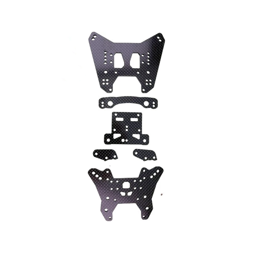 Carbon Fiber Shock Tower Kit BQNA32066PC for Arrma Fireteam RC Car 6S BLX EXB - KUDUPARTS