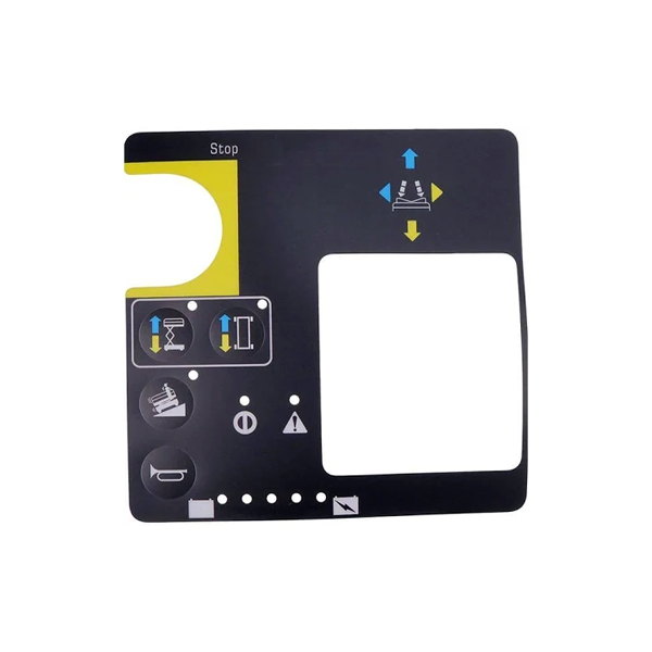Control Box Overlay Decal 78673 78673GT for Genie Scissor Lift GS-1530 GS-1532 GS-1930 GS-1932 GS-2032 GS-2046 GS-2632 GS-2646 GS-3246 - KUDUPARTS