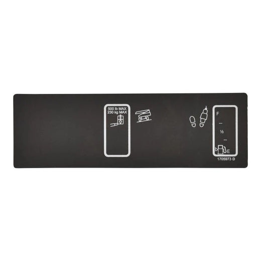 Control Panel Decal 1705973 for JLG Boom Lift 1100SJP 1200SJP 1350SJP 1500SJ 1850SJ 1250AJP 340AJ - KUDUPARTS