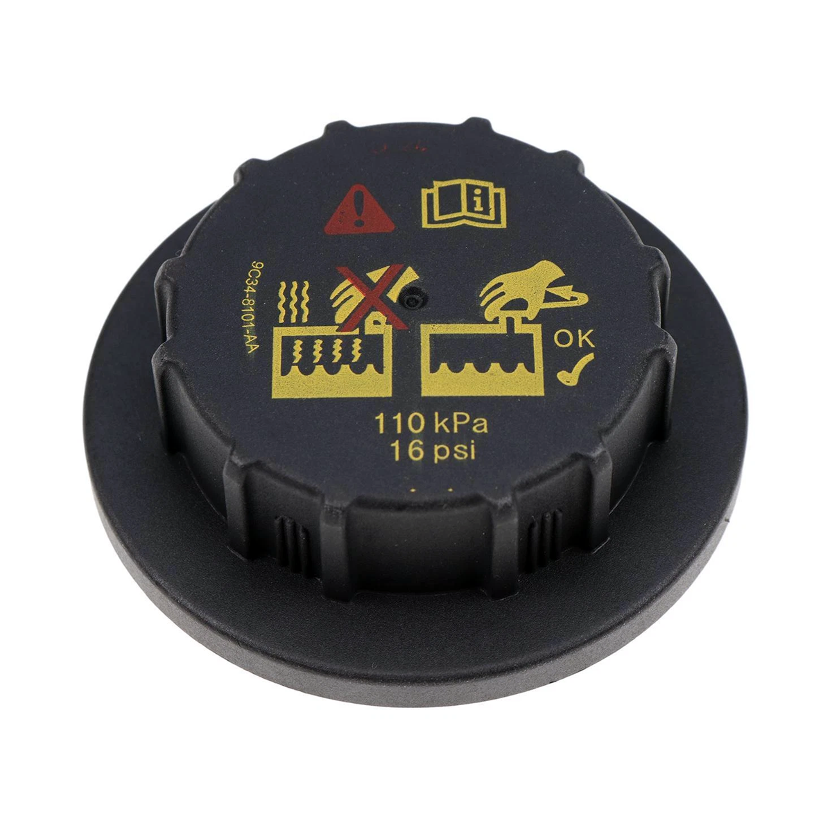 Coolant Tank Cap 6733429 for Bobcat T40140 T40180 TL360 TL470 TL470HF 5600 5610 - KUDUPARTS