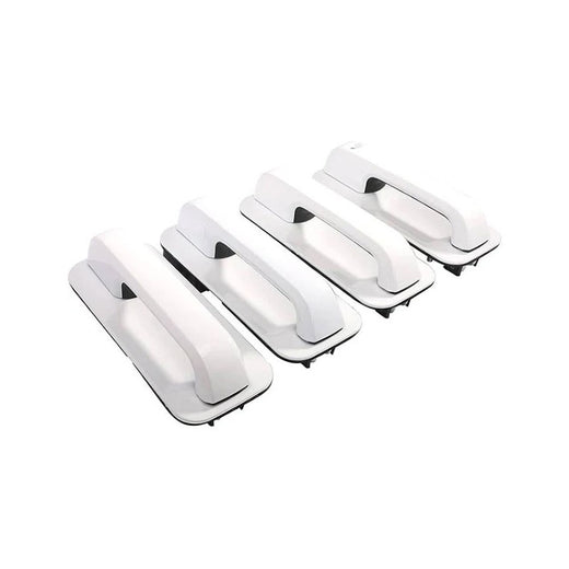 Door Handles Front and Rear Set JC3Z2626605AC FL3Z1626605AF for Ford Pick-up Truck F150 - KUDUPARTS