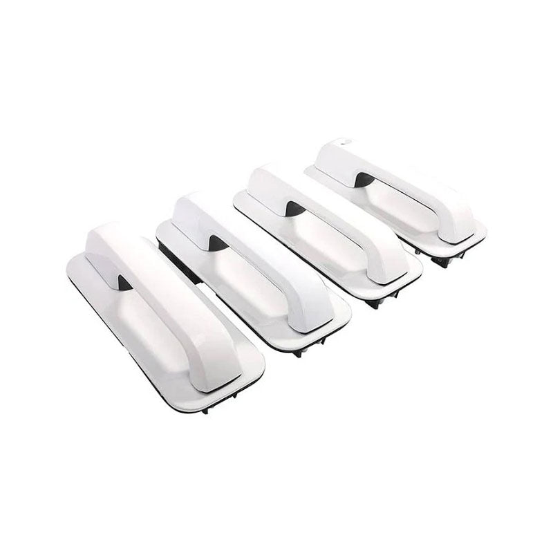 Door Handles Front and Rear Set JC3Z2626605AC FL3Z1626605AF for Ford Pick-up Truck F150 - KUDUPARTS