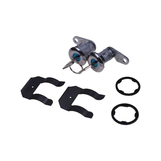 Door Lock Cylinder Keys 5070001 DL15504 for Ford F100 F150 F250 F350 Bronco Van Courier Falcon - KUDUPARTS