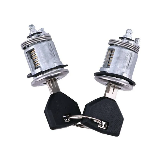 Door Lock Cylinder with Keys 3546619C92 3606713C94 2506723C92 for International Trucks 4100 4200 7300 7400 8500 8600 - KUDUPARTS