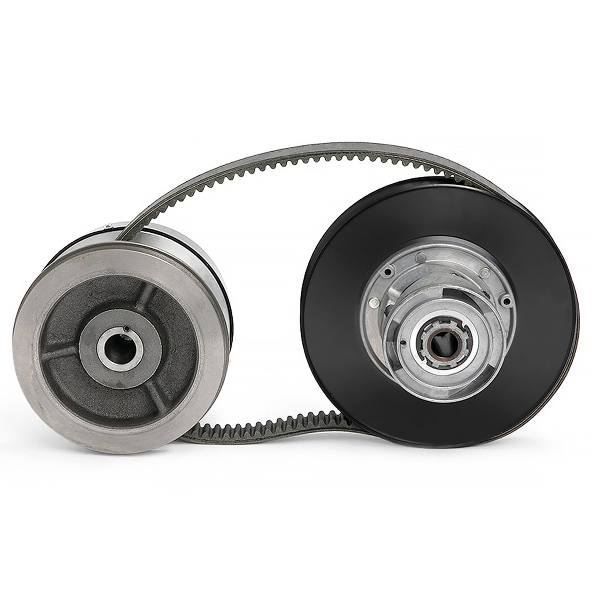 Drive Driven Clutch & Belt Set 23192-G1 23191-G1 14153-G1 for EZGO 2 Cycle Gas Golf Cart 1976-1987 - KUDUPARTS