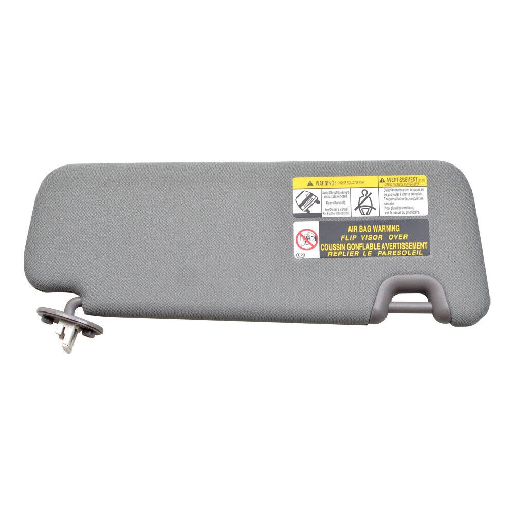 Driver Left Side Sun Visor 74320-0E074-B0 for Toyota Vehicle Highlander 2014-2019 - KUDUPARTS