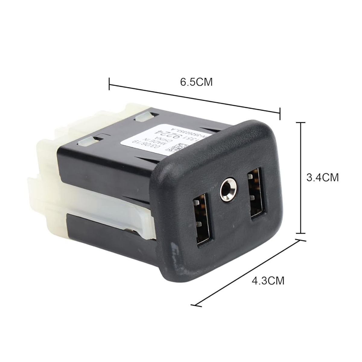 Dual USB Port Interface AUX Jack Car Player 13519224 for GMC Chevrolet Chevy Buick Cadillac - KUDUPARTS