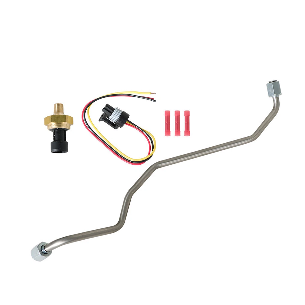 Exhaust Back Pressure Sensor Tube With Harness F4TZ-9D477-A 598-104 for Ford F-250 F-350 E-350 Econoline Club Wagon 7.3L V8 1994-1997 - KUDUPARTS