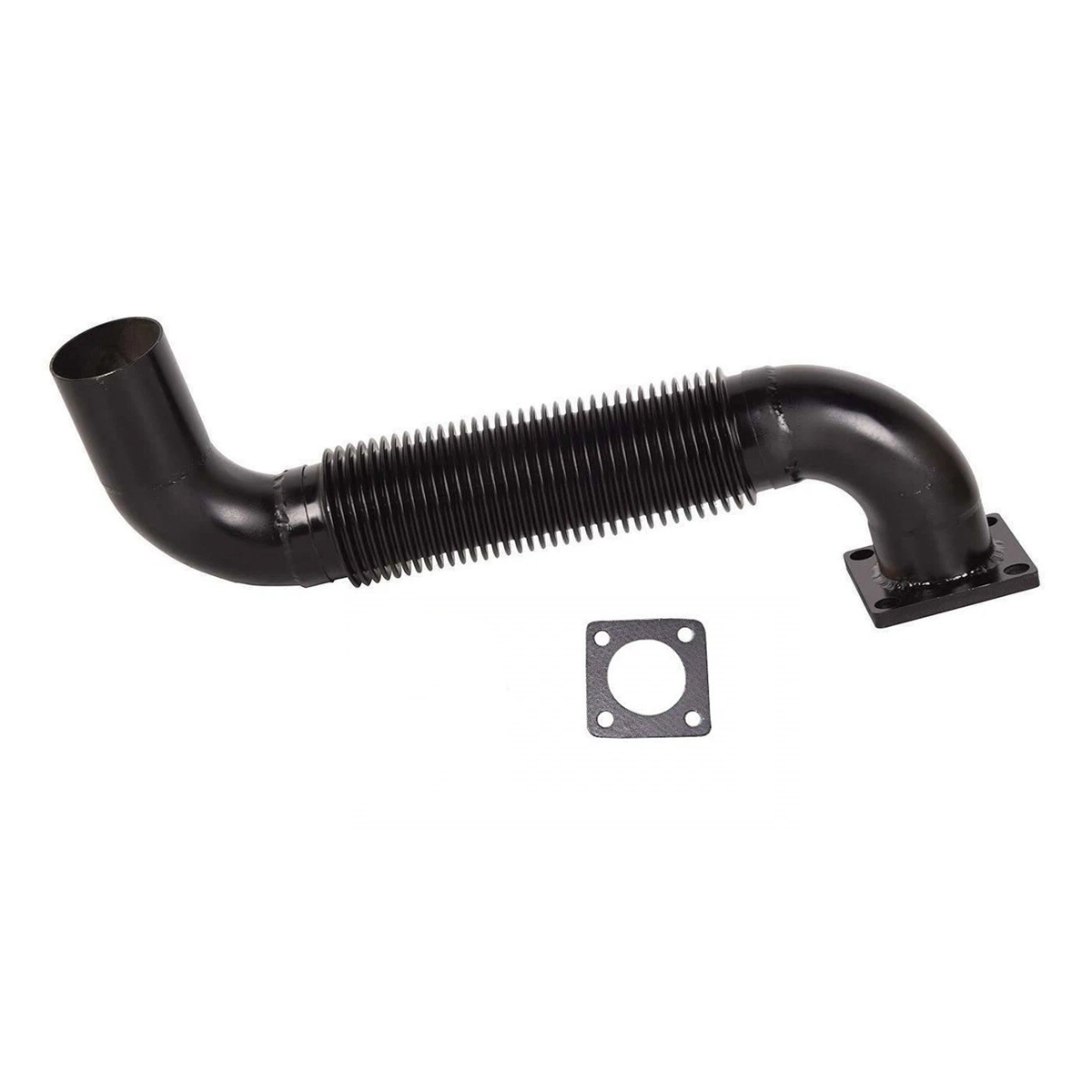 Exhaust Pipe With Gasket 7130725 6727753 for Bobcat Loader S160 S185 S205 T180 T190 - KUDUPARTS