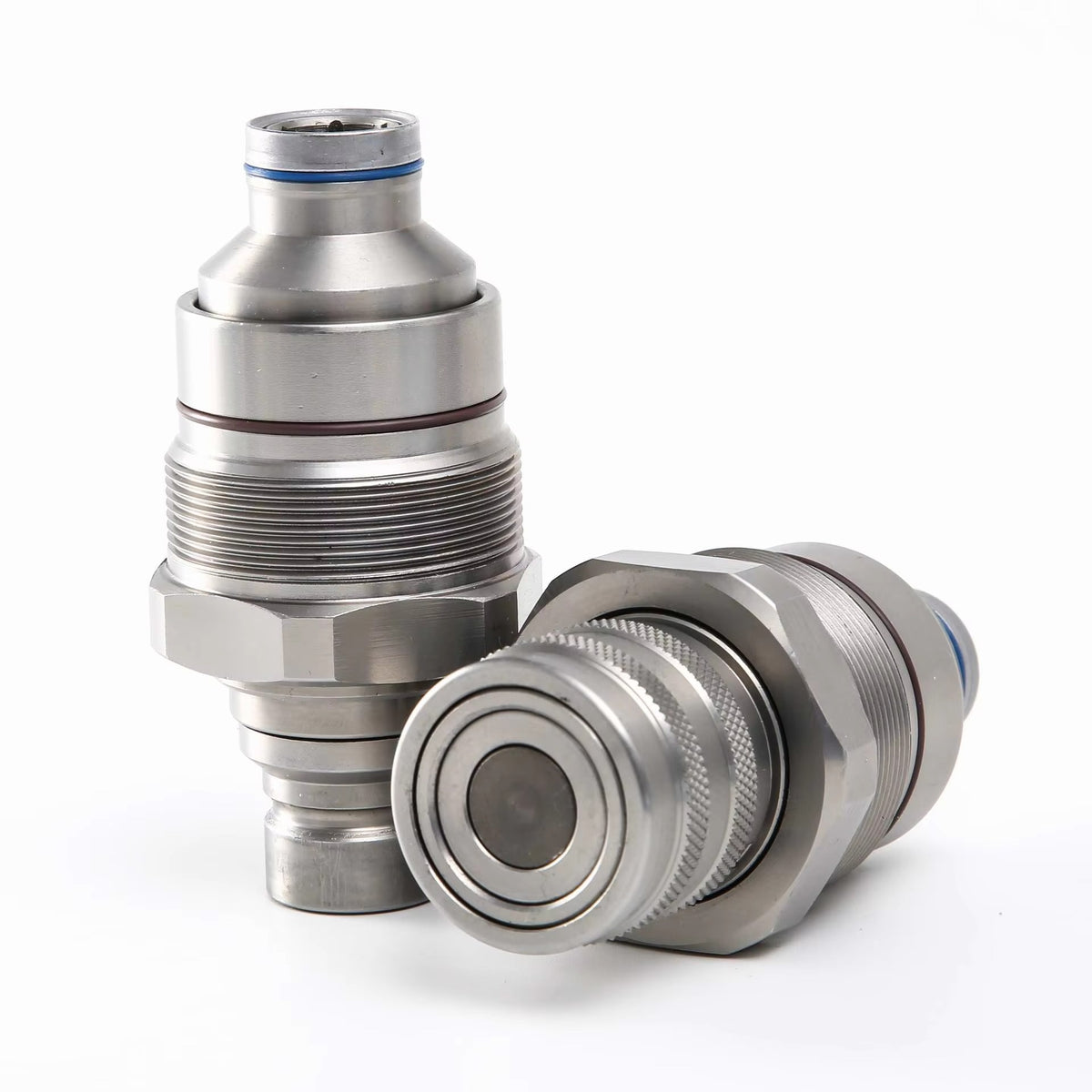 Female & Male Flat Face Coupler V0511-77140 V0511-77150 for Kubota Loader SVL75 SVL75-2 SVL90 - KUDUPARTS