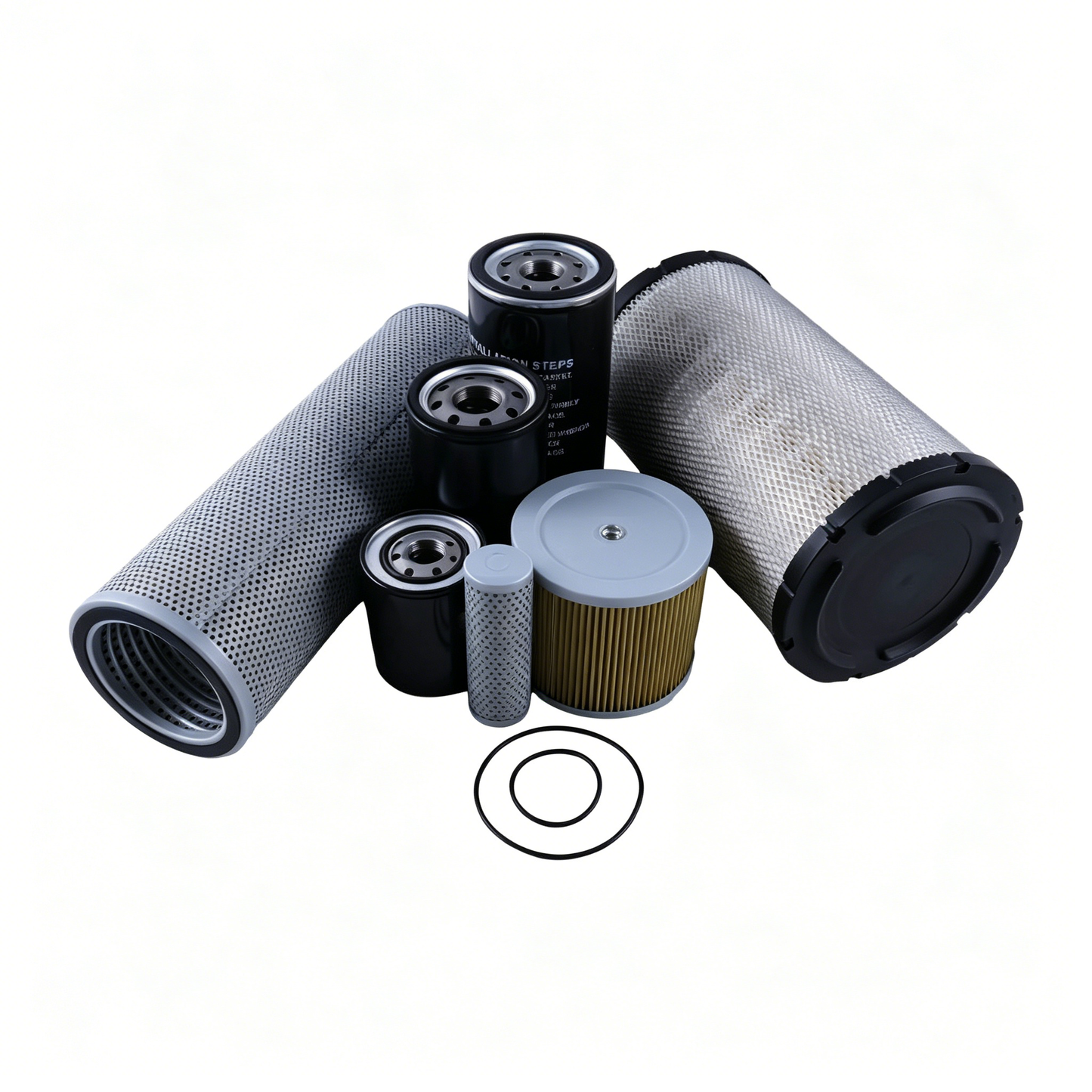 Filter Kit for Isuzu Engine 6BD1 6BG1 Hitachi Excavator EX200-2 EX200-3 EX200-1 EX200LC EX200-5