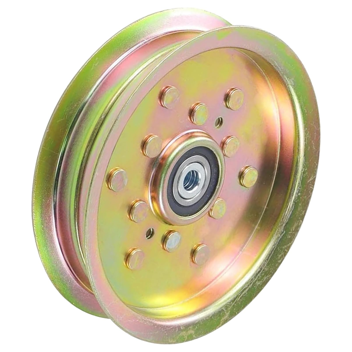 Flat Idler Pulley 756-3105 956-3105 for Cub Cadet Mower 365L Troy-Bilt Tractor GT-2550 - KUDUPARTS