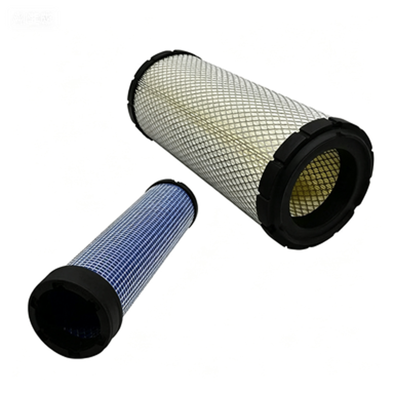 For Doosan Daewoo Excavator DX255LC DX255LC-3 Air Filter Element 474-00040 and 474-00039