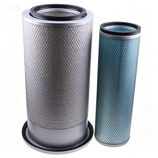 For Komatsu Excavator PC200-6 PC220-6 Air Filter 600-181-6820 and 600-181-6730 - KUDUPARTS