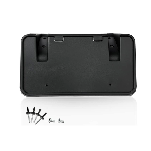 Front Bumper License Plate Mount Holder F81Z-17A385-AA for Ford Excursion F-250 F-350 F-450 F-550 Super Duty 1999-2001 - KUDUPARTS