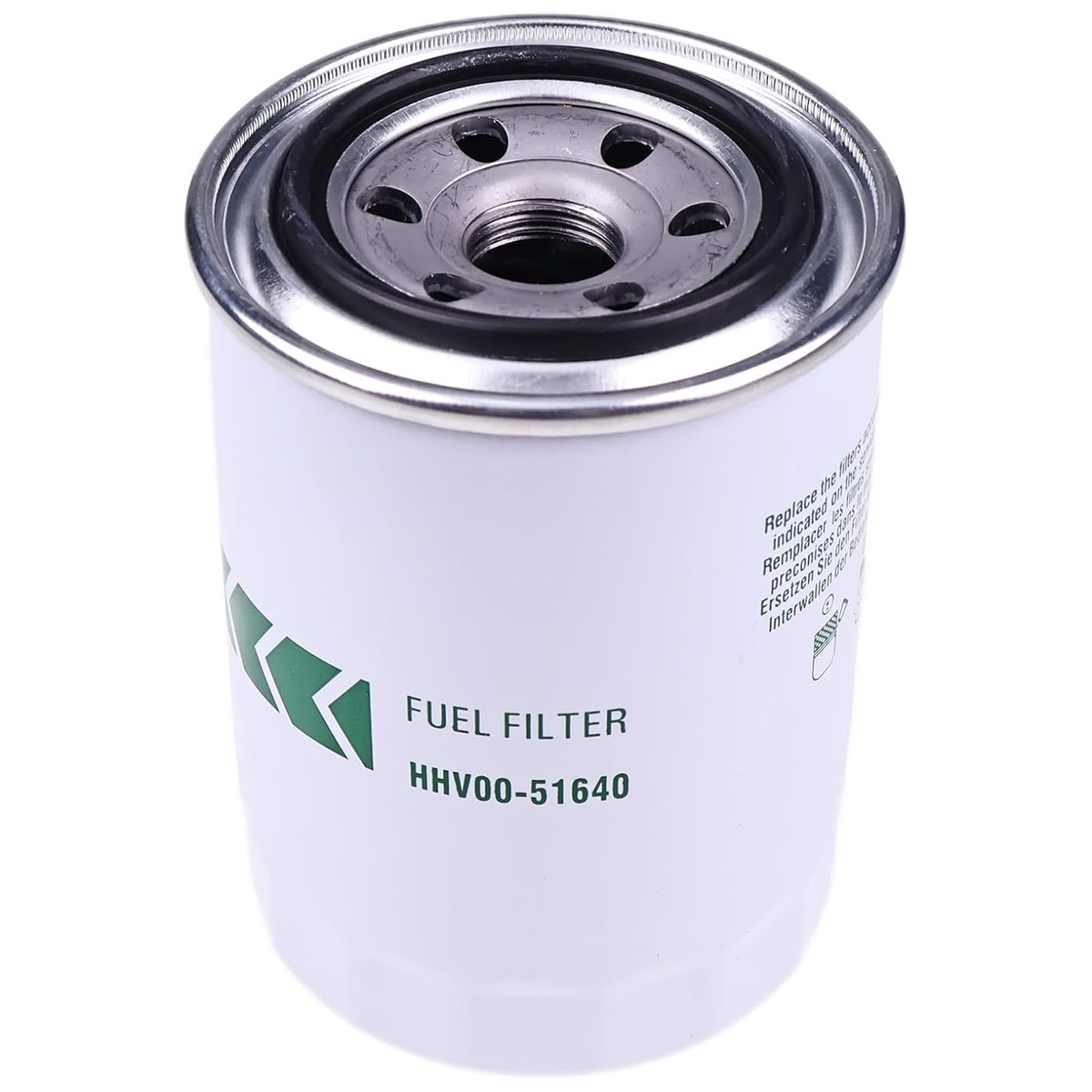 Fuel Filter 16631-43560 for Kubota Engine V1505 V1903 V2203 V2403 Excavator KX080-3T - KUDUPARTS