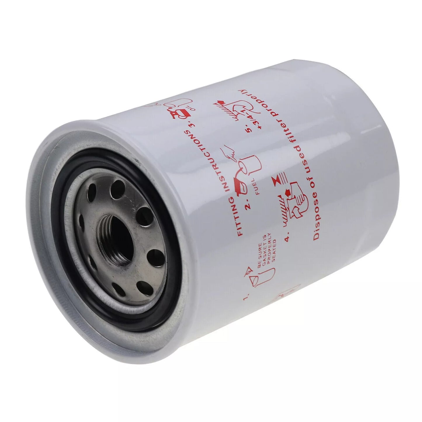Fuel Filter 16631-43560 for Kubota Engine V1505 V1903 V2203 V2403 Excavator KX080-3T - KUDUPARTS