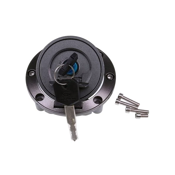 Fuel Gas Tank Cap Lock With Keys 39P-24602-00-00 2CR-24602-00-00 for Yamaha Motorcycle YZF-R1M YZF-R1S FZ6 - KUDUPARTS
